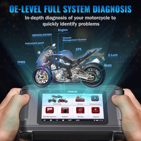 Motorcycle Diagnostic Tool Scanner - MT500 eu and OE-level