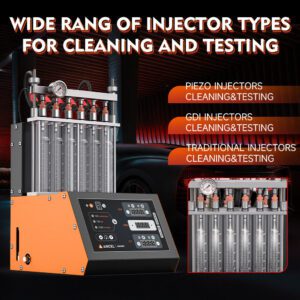 ANJ600 GDI+Piezo Car Injector Cleaner - 6 Cylinder car scanner