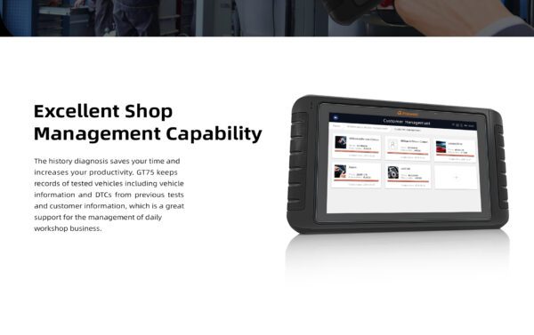 Foxwell GT75TS Automotive Diagnostic & TPMS Platform car scanner
