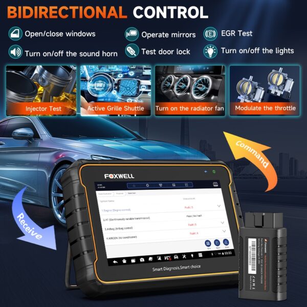 Foxwell GT60 Scanner All System Bluetooth TPMS DPF ABS Tool car scanner