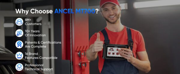 ANCEL MT700 Motorcycle Full System Diagnostic Tool ,why chose this device .