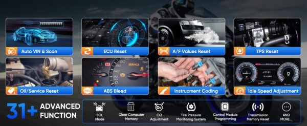 ANCEL MT700 Motorcycle Full System Diagnostic Tool with 31 advance function