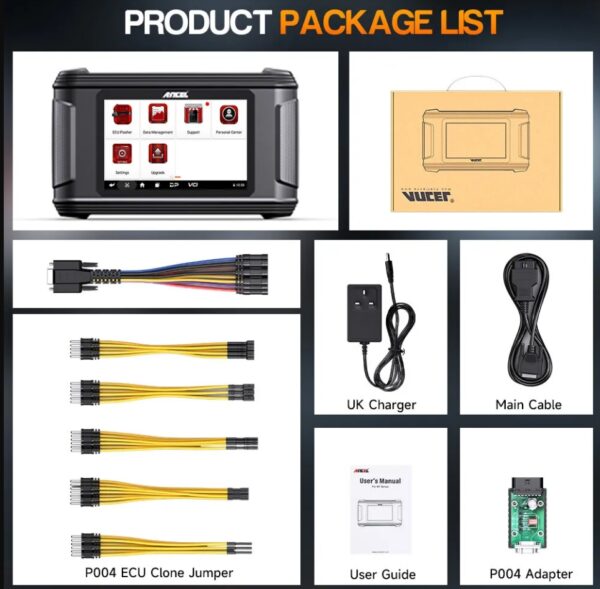ANCEL EC500 Automotive ECM ECU Flashing Cloning Reset Car Initialization Tool car scanner