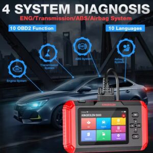 2024 Kingbolen S600 OBD2 Car Diagnostic car scanner with 4 system