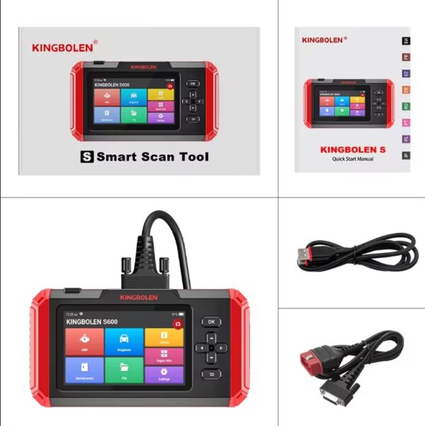 2024 Kingbolen S600 OBD2 Car Diagnostic ,smart scan tool.