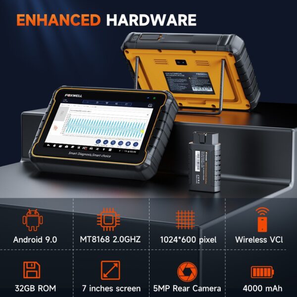 Foxwell GT60 Scanner All System Bluetooth TPMS DPF ABS Tool car scanner