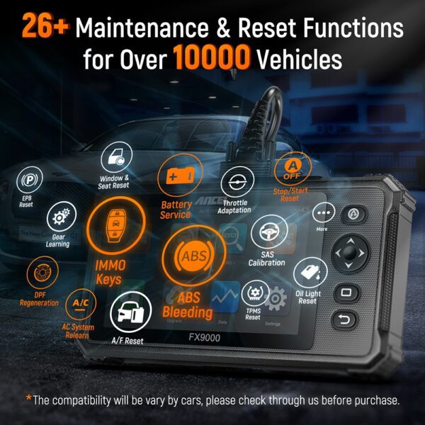 Ancel FX9000 – Newest Automotive Full OBD2 Diagnostic Scanner Tool car scanner
