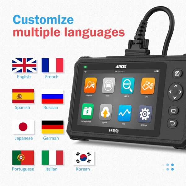 Ancel FX9000 – Newest Automotive Full OBD2 Diagnostic Scanner Tool car scanner