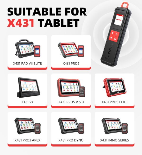 LAUNCH CR529 OBD2 Scanner OBD Code Reader Car Diagnostic Tool table