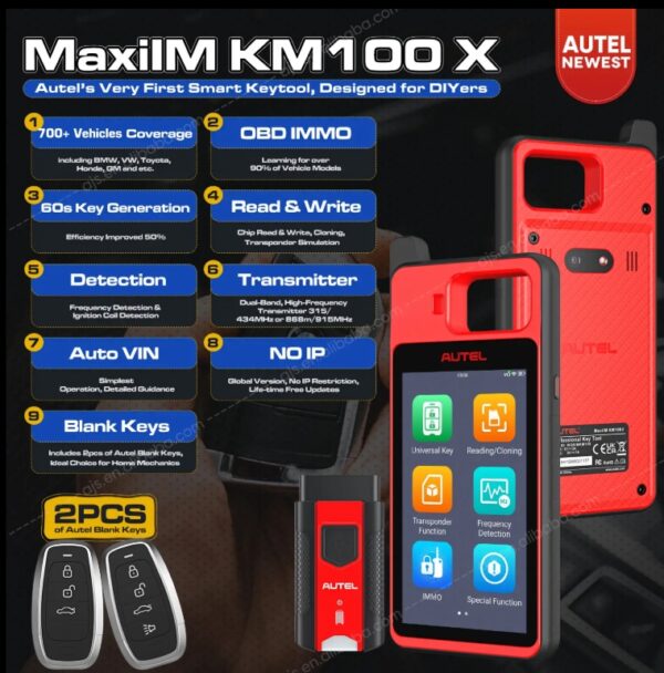 Autel MaxiIM KM100 Key Fob Programming Tool - Image 6