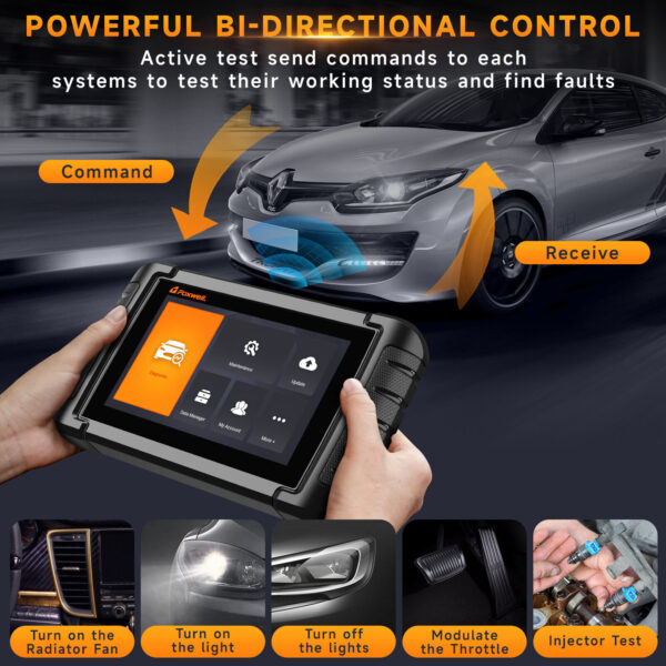 FOXWELL NT809 BT Bidirectional Scanner Tool - Image 4