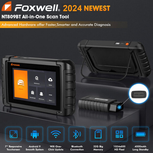 FOXWELL NT809 BT Bidirectional Scanner Tool - Image 9