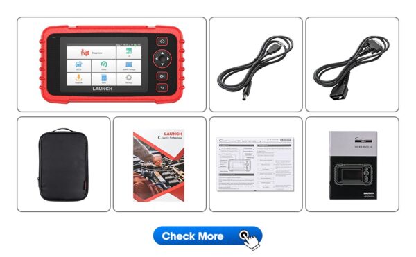 LAUNCH CRP129I V2.0 OBD2 Scanner 4 System Car Diagnostic Tool with 12 Reset, Engine Transmission ABS SRS, Lifetime Free Update, ABS/SAS/Oil/BAT/DPF/TPMS Reset Auto VIN Diagnostic Machine for All Cars - Image 3