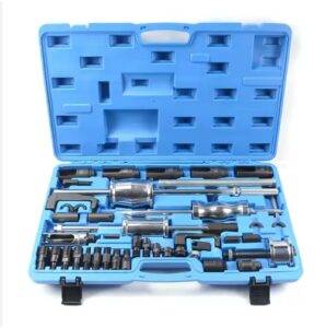40PCS Universal Master Diesel Engine Injector Extractor Removal Slide Hammer Bearing Puller Tool Kit for Automotive Tools