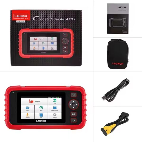 LAUNCH CRP129I V2.0 OBD2 Scanner 4 System Car Diagnostic Tool with 12 Reset, Engine Transmission ABS SRS, Lifetime Free Update, ABS/SAS/Oil/BAT/DPF/TPMS Reset Auto VIN Diagnostic Machine for All Cars - Image 8